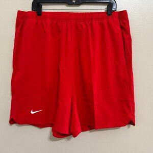 Nike Dri-FIT Football Sideline Player Training Shorts Red CW5409-657 Men NEW